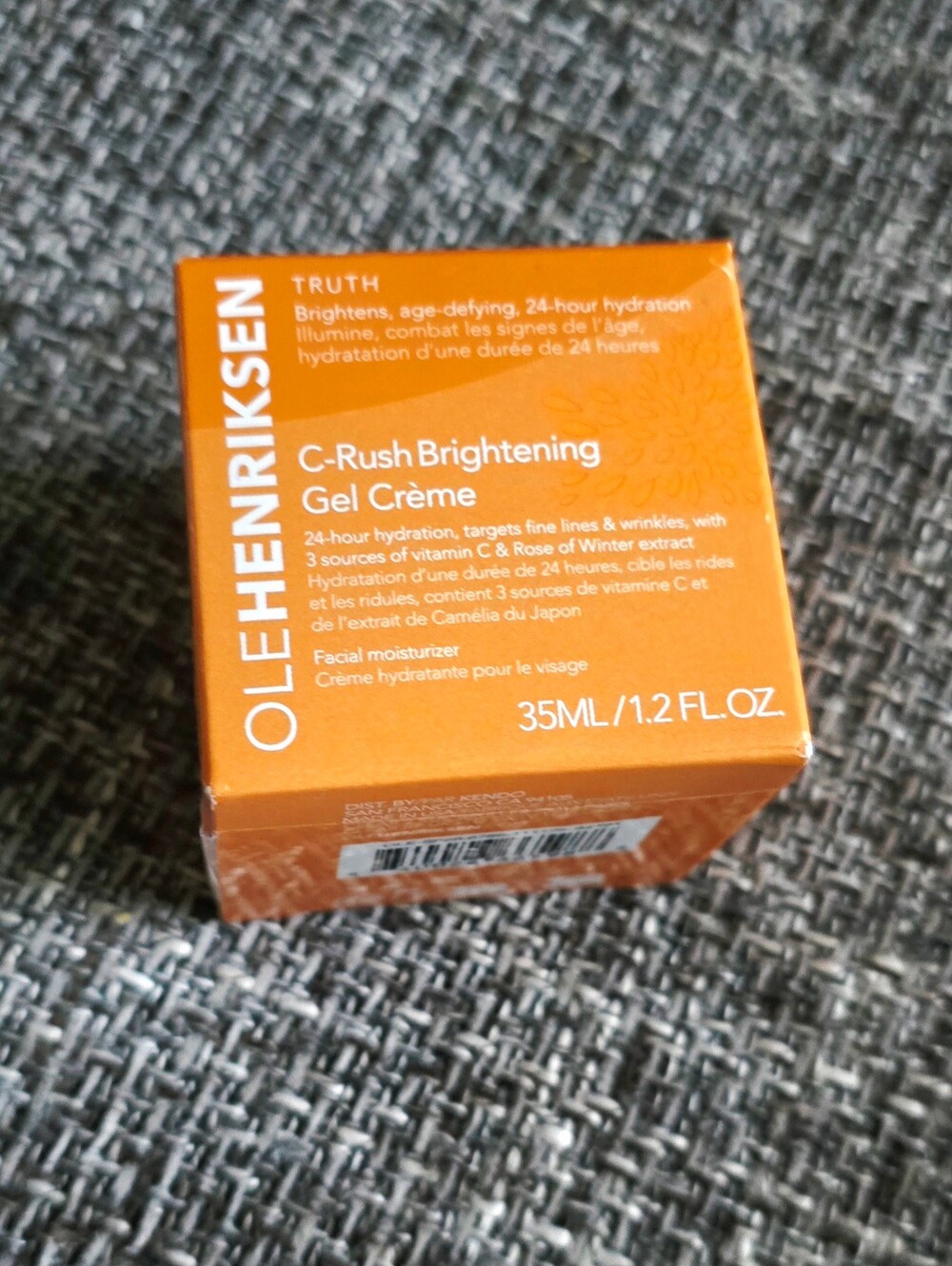 NEW! Ole Henriksen C-Rush Brightening Gel Crème Moisturizer Cream Size 35 ml